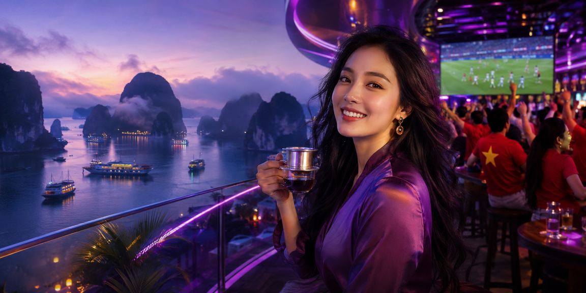 Người dùng trải nghiệm cá cược trực tuyến tại vịnh Hạ Long