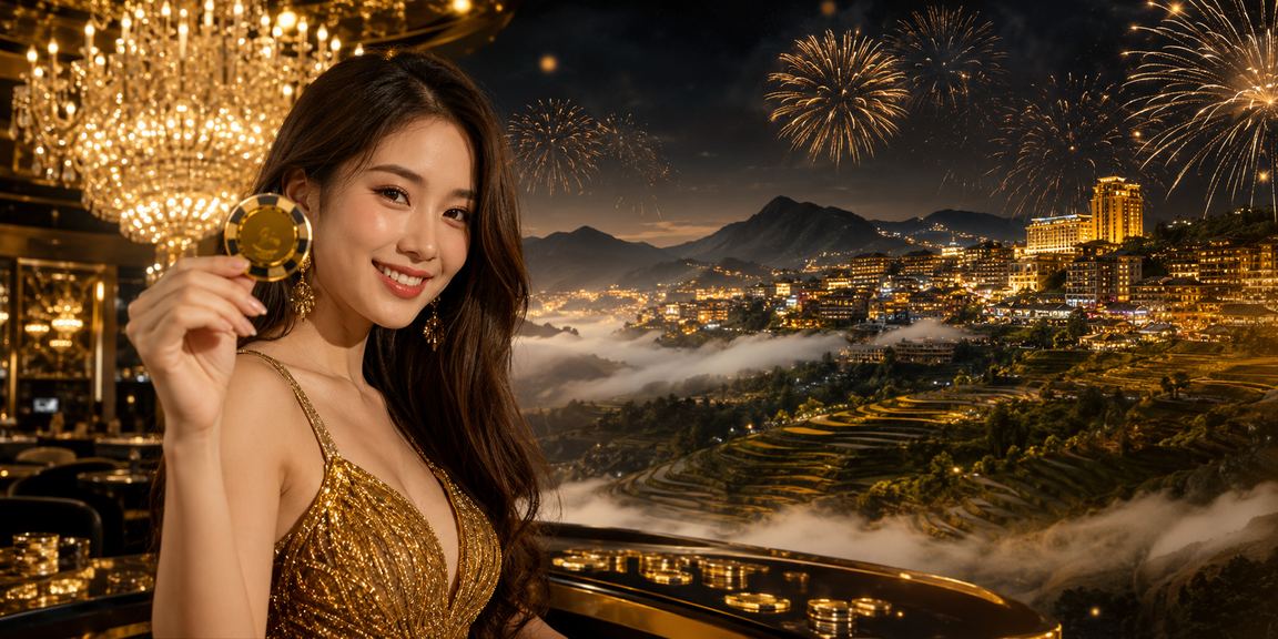 Màn hình casino trực tuyến về đêm tạiViệt Nam
